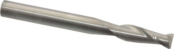 Kyocera SGS Precision Tools 38223 Corner Radius End Mill 1/4" Dia, 3/4" LOC, 0.03" Radius, 2 Flutes, Solid Carbide