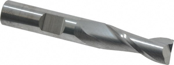 Kyocera SGS Precision Tools 38247 Corner Radius End Mill 3/8" Dia, 1" LOC, 0.02" Radius, 2 Flutes, Solid Carbide