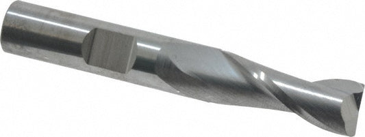 Kyocera SGS Precision Tools 38247 Corner Radius End Mill 3/8" Dia, 1" LOC, 0.02" Radius, 2 Flutes, Solid Carbide