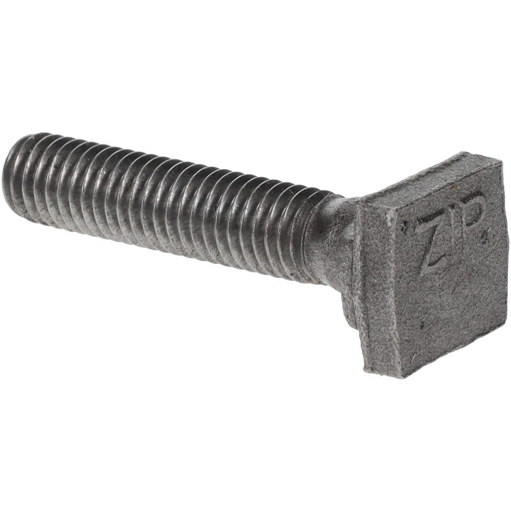 Value Collection 10014 Steel T-Slot Bolt 3/8-16, 1-1/4" Thread Length, 3/8" Slot Width, Uncoated