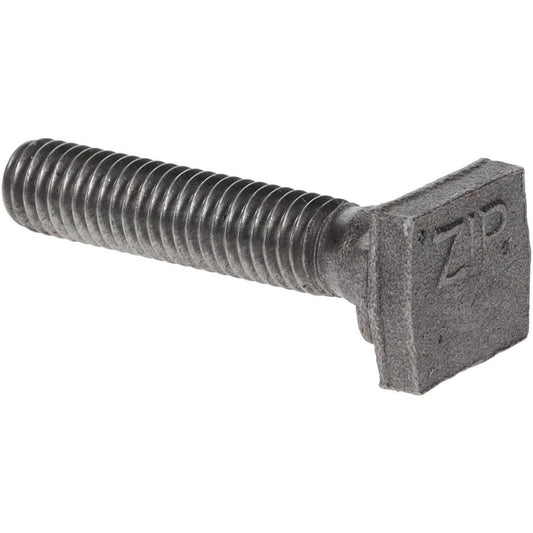 Value Collection 10014 Steel T-Slot Bolt 3/8-16, 1-1/4" Thread Length, 3/8" Slot Width, Uncoated