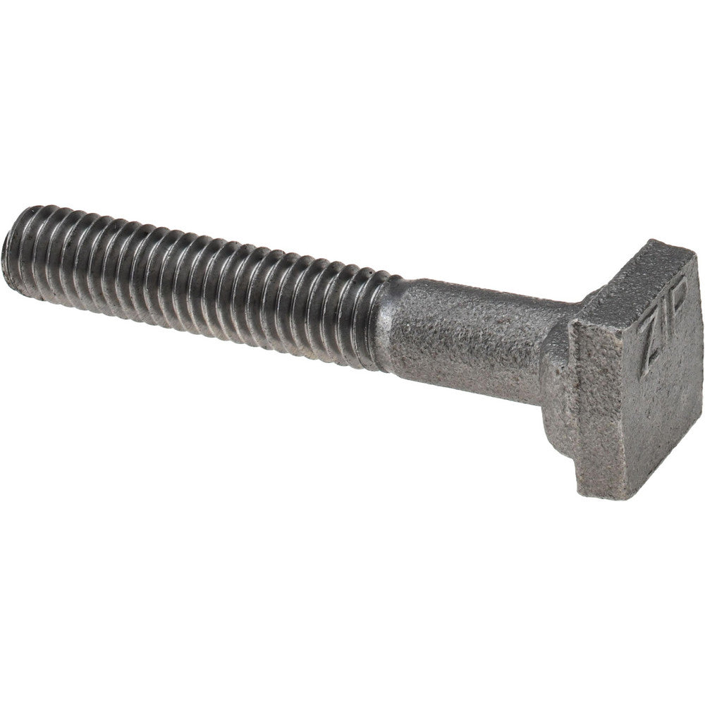 Value Collection 10016 Steel T-Slot Bolt 3/8-16, 1-1/2" Thread Length, 3/8" Slot Width, Uncoated