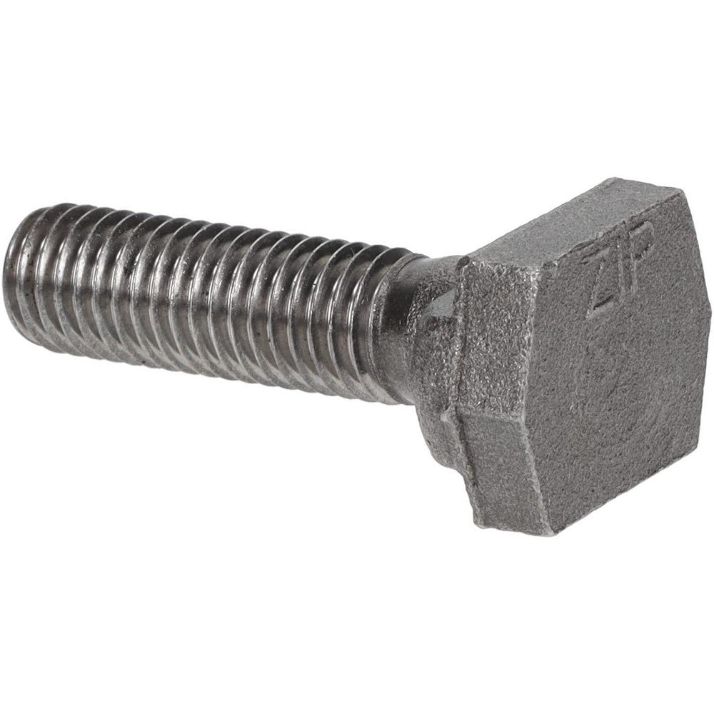 Value Collection 20014 Steel T-Slot Bolt 1/2-13, 1-1/4" Thread Length, 1/2" Slot Width, Uncoated
