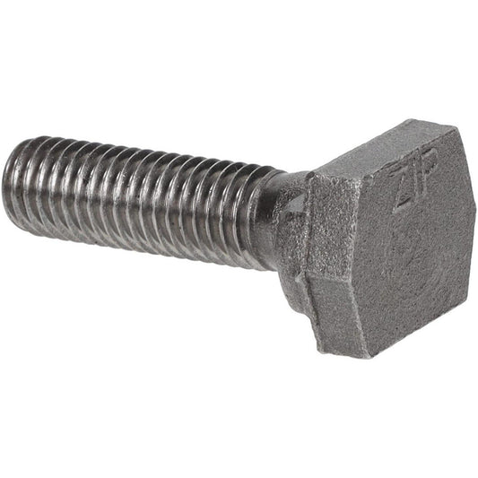 Value Collection 20014 Steel T-Slot Bolt 1/2-13, 1-1/4" Thread Length, 1/2" Slot Width, Uncoated