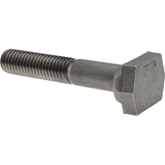 Value Collection 20018 Steel T-Slot Bolt 1/2-13, 1-1/2" Thread Length, 1/2" Slot Width, Uncoated