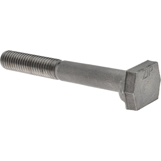 Value Collection 20020 Steel T-Slot Bolt 1/2-13, 1-1/2" Thread Length, 1/2" Slot Width, Uncoated