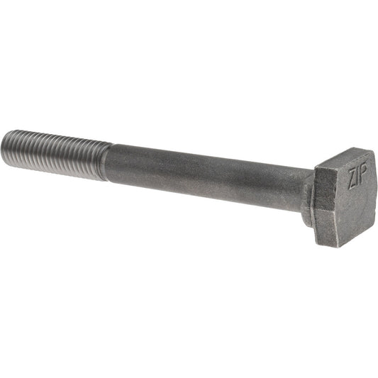 Value Collection 30024 Steel T-Slot Bolt 5/8-11, 2" Thread Length, 5/8" Slot Width, Uncoated
