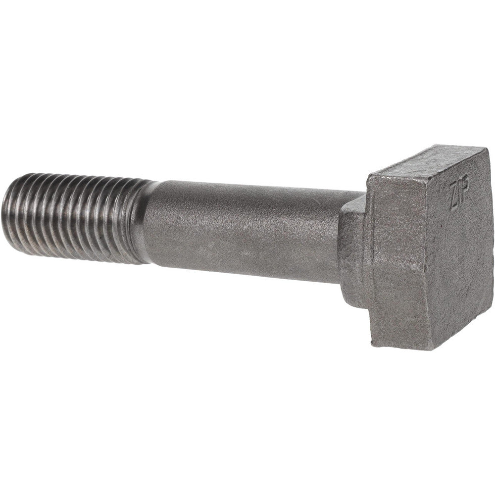 Value Collection 80022 Steel T-Slot Bolt 1-8, 2" Thread Length, 1" Slot Width, Uncoated