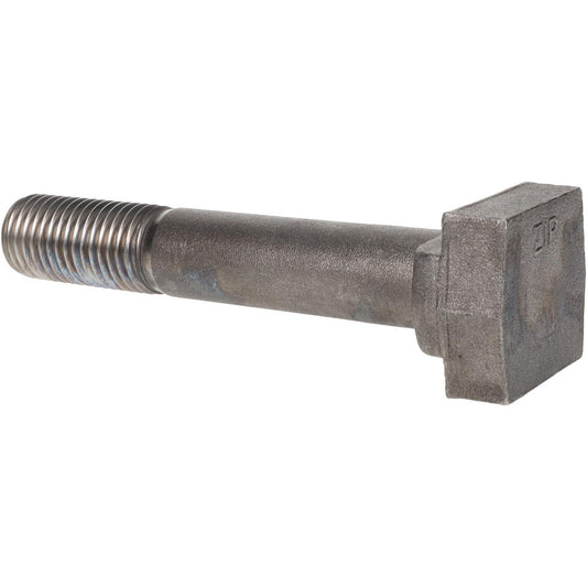 Value Collection 80024 Steel T-Slot Bolt 1-8, 2" Thread Length, 1" Slot Width, Uncoated