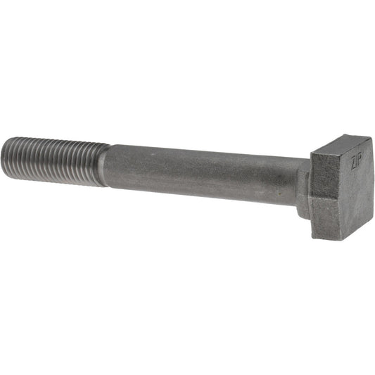 Value Collection 80026 Steel T-Slot Bolt 1-8, 3" Thread Length, 1" Slot Width, Uncoated