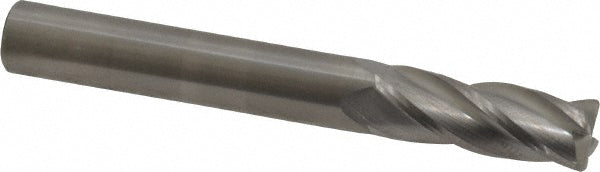 Kyocera SGS Precision Tools 38035 Corner Radius End Mill 5/16" Dia, 13/16" LOC, 0.03" Radius, 4 Flutes, Solid Carbide