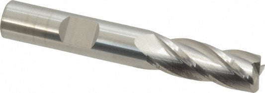 Kyocera SGS Precision Tools 38049 Corner Radius End Mill 3/8" Dia, 1" LOC, 0.03" Radius, 4 Flutes, Solid Carbide