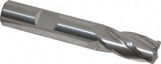 Kyocera SGS Precision Tools 38067 Corner Radius End Mill 1/2" Dia, 1" LOC, 0.06" Radius, 4 Flutes, Solid Carbide