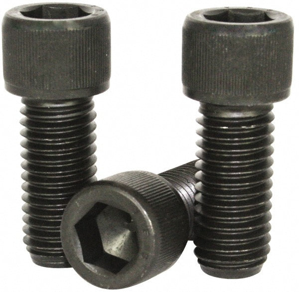 Value Collection 307232BR Hex Socket Cap Screw 1-8, 2-1/2" Length Under Head, Alloy Steel, Black Oxide Finish