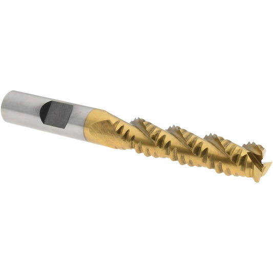 Value Collection 724-6442 Roughing End Mill 3/8" Dia, 3 Flute, Single End, Cobalt