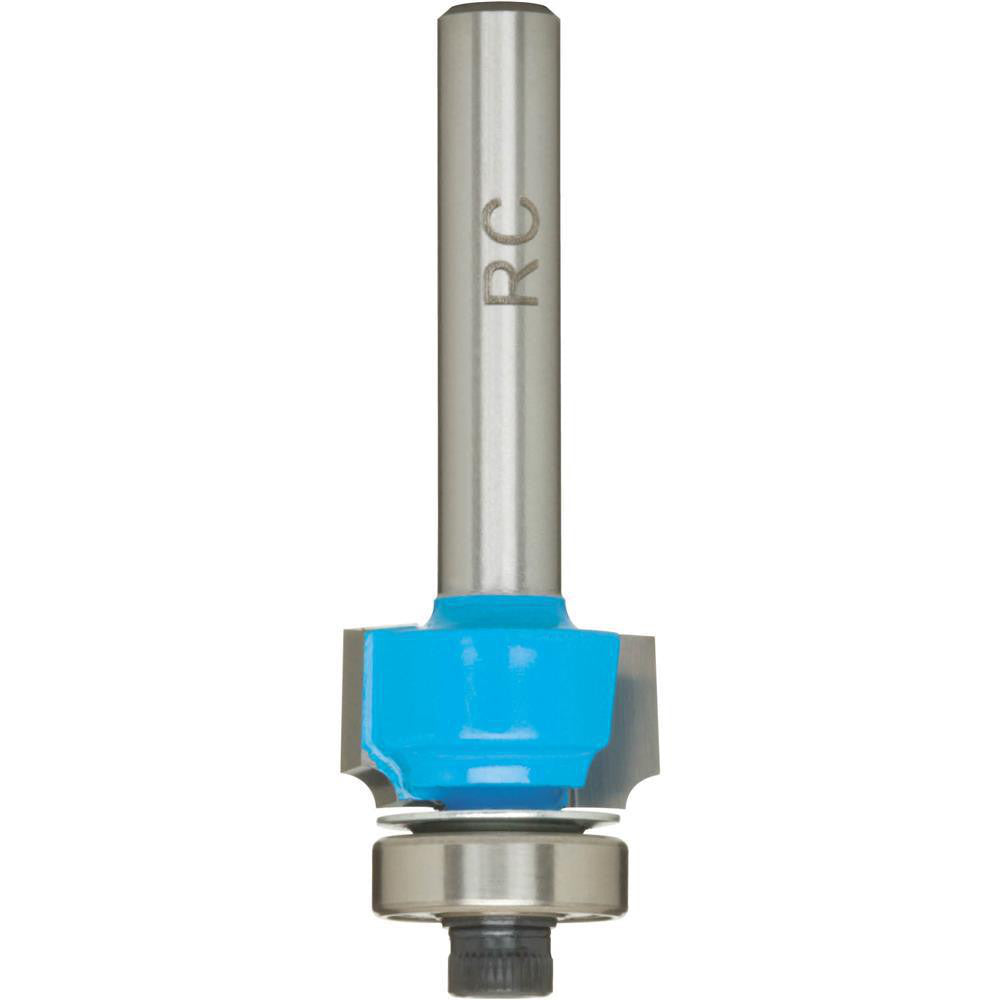 Roman Carbide DC1174 5/8" Dia, 3/8" LOC, 2 Flute Carbide-Tipped Edge Profile Round-Over Router Bit
