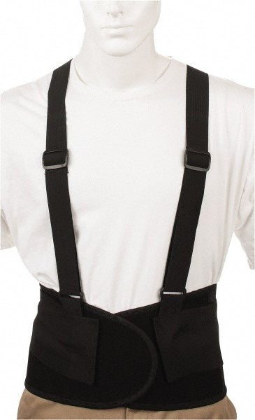 Valeo VI4676LG Series VEH9 Back Support Belt with Adjustable Shoulder Straps, Large, 35 to 40" Waist, 9" Belt Width