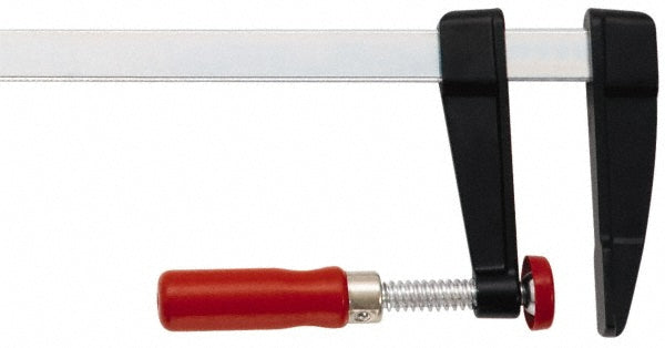 Bessey TC5.512 Steel Bar Clamp 12" Capacity, 5-1/2" Throat Depth, 1,200 lb Clamp Pressure, 16" OAL