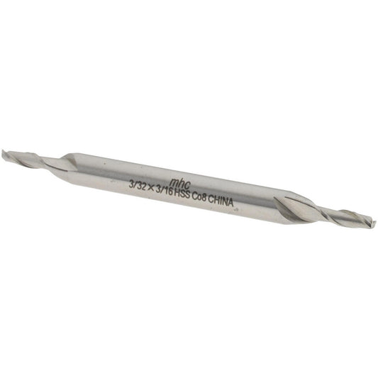 Value Collection 723-1638 Square End Mill 3/32" Dia, 9/32" LOC, 2 Flute, Cobalt
