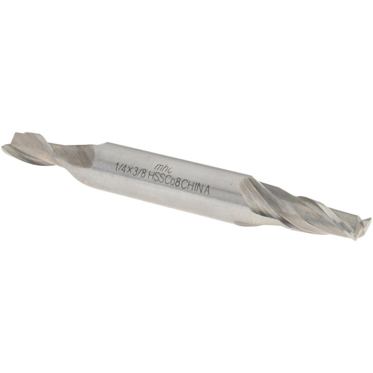 Value Collection 723-2024 Square End Mill 1/4" Dia, 1/2" LOC, 2 Flute, Cobalt