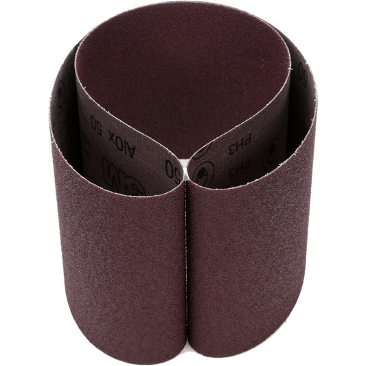 3M 7010361734 Abrasive Belt 6" Width, 150 Grit, Aluminum Oxide