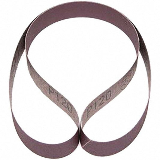 3M 7000118860 Abrasive Belt 1" Wide, 42" Long, 120 Grit, Aluminum Oxide