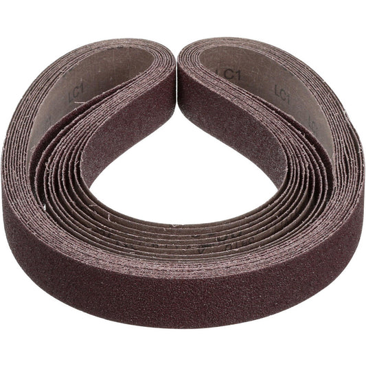 3M 7000118858 Abrasive Belt 1" Wide, 42" Long, 80 Grit, Aluminum Oxide