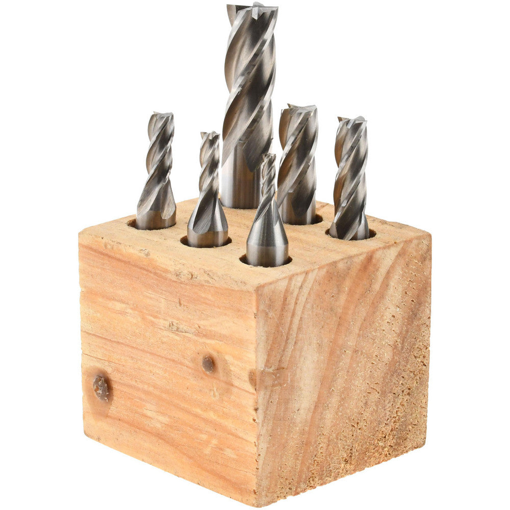 Value Collection 723-2546 End Mill Set 4 Flute, Square End