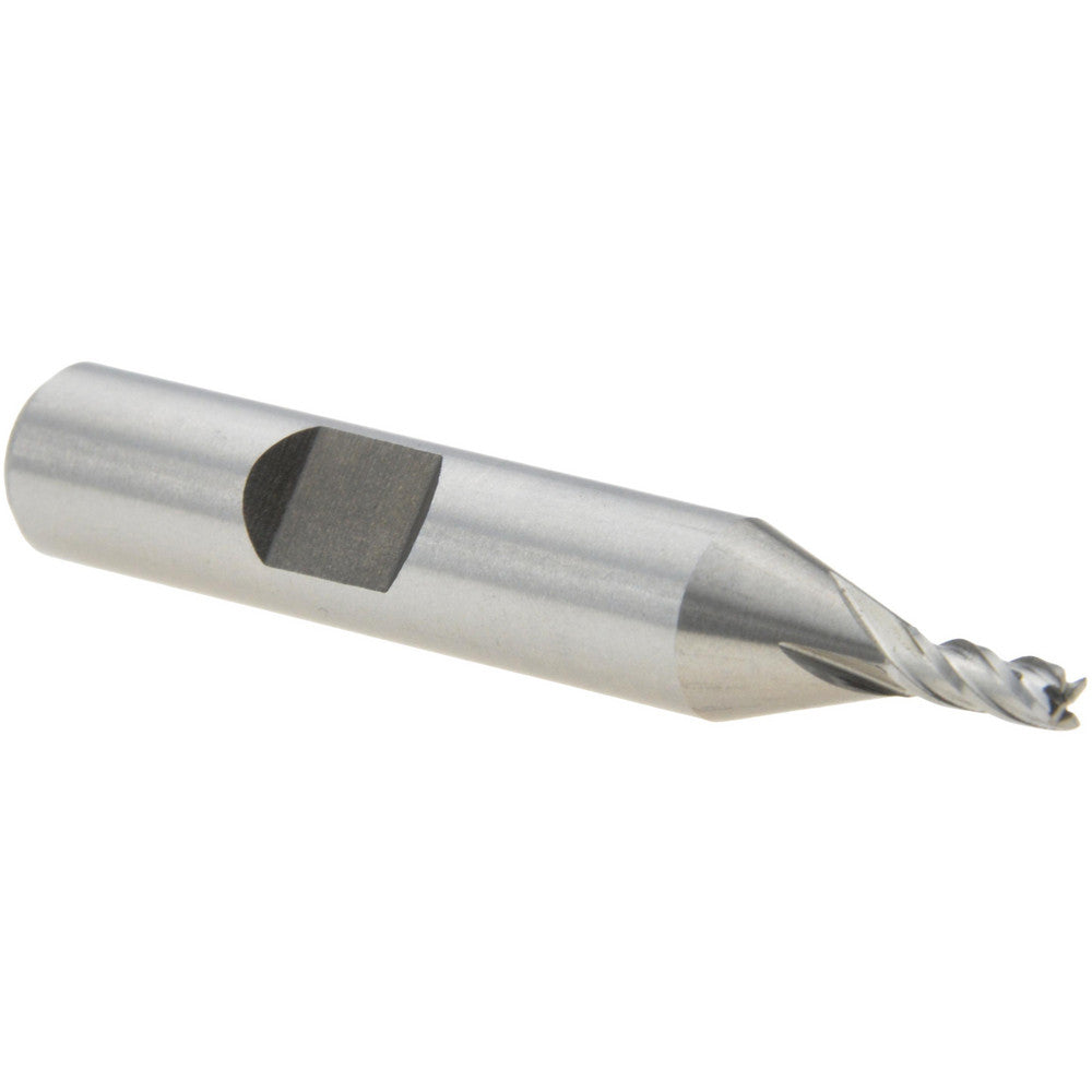 Value Collection 720-3201 Square End Mill 1/8" Dia, 3/8" LOC, 4 Flute, High Speed Steel