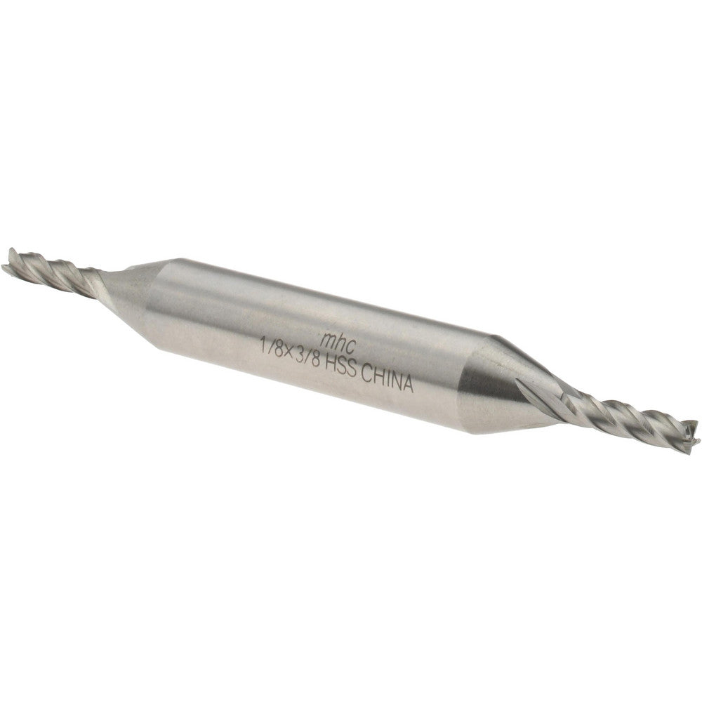 Value Collection 720-4102 Square End Mill 1/8" Dia, 3/8" LOC, 4 Flute, High Speed Steel
