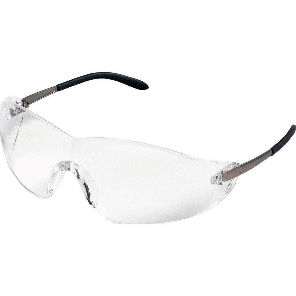 MCR Safety S2110 Safety Glasses Scratch-Resistant, Polycarbonate, Clear Lenses, Frameless