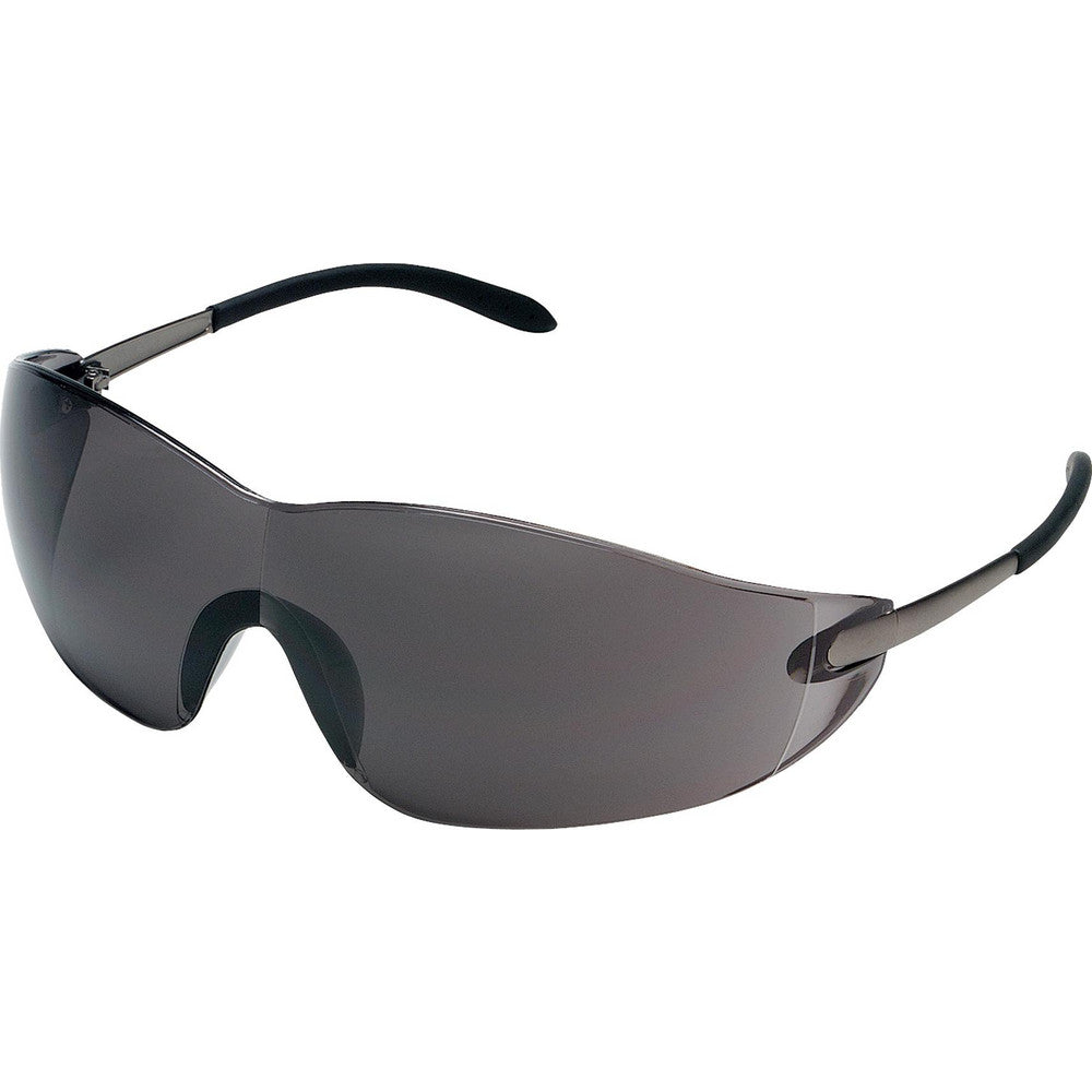 MCR Safety S2112AF Safety Glasses Anti-Fog & Scratch-Resistant, Polycarbonate, Gray Lenses, Frameless