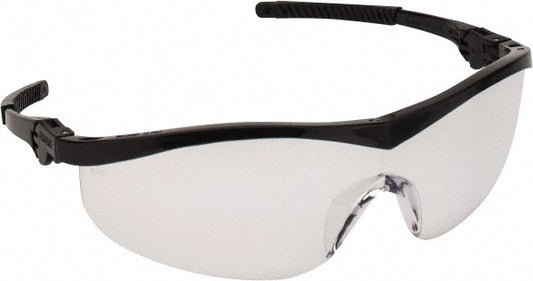 MCR Safety ST110 Safety Glasses Scratch-Resistant, Polycarbonate, Clear Lenses, Half-Framed
