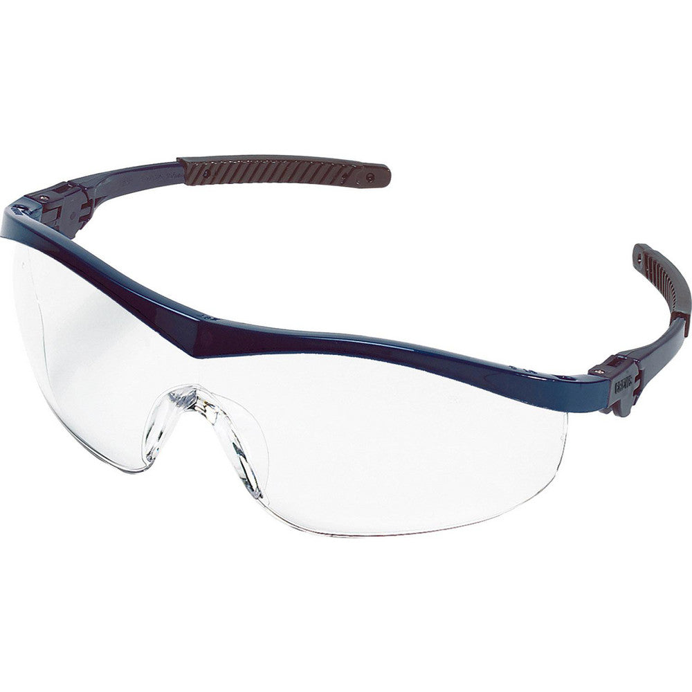 MCR Safety ST120 Safety Glasses Scratch-Resistant, Polycarbonate, Clear Lenses, Half-Framed