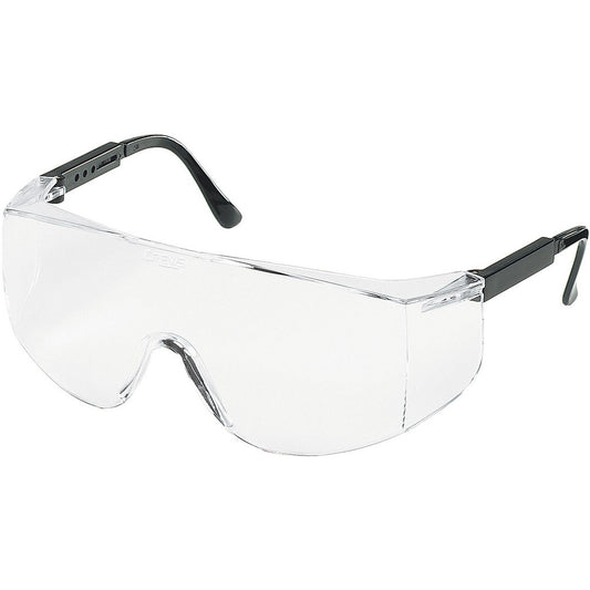MCR Safety TC110 Safety Glasses Scratch-Resistant, Polycarbonate, Clear Lenses, Frameless