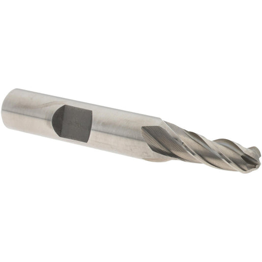 Value Collection 320-3705 Ball End Mill 1/4" Dia, 5/8" LOC, 4 Flute, High Speed Steel