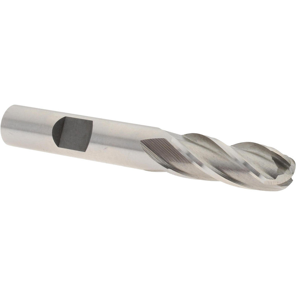 Value Collection 320-3720 Ball End Mill 3/8" Dia, 1" LOC, 4 Flute, High Speed Steel