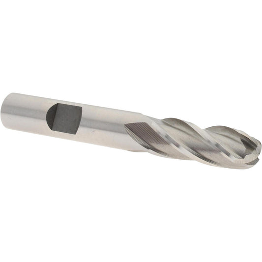 Value Collection 320-3720 Ball End Mill 3/8" Dia, 1" LOC, 4 Flute, High Speed Steel
