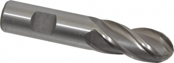 Value Collection 320-3760 Ball End Mill 3/4" Dia, 1-5/8" LOC, 4 Flute, High Speed Steel