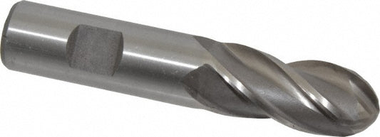 Value Collection 320-3760 Ball End Mill 3/4" Dia, 1-5/8" LOC, 4 Flute, High Speed Steel