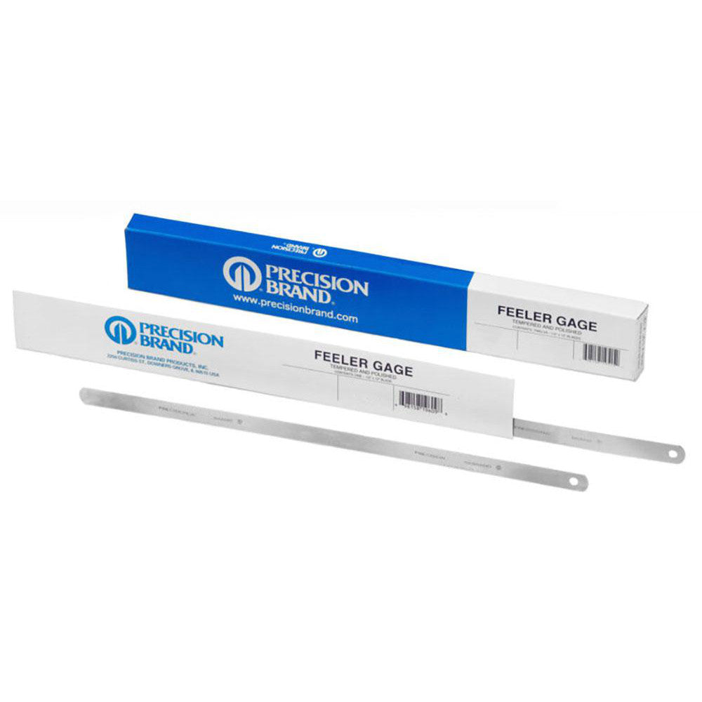 Precision Brand Products 19335 Feeler Gage 0.008" Thick, 0.5" Wide, 12" Long
