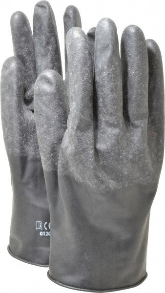 North B131R/10 Chemical Resistant Gloves Size X-Large, 13.00 Thick, Butyl, Unsupported,
