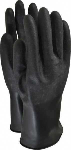 North B161R/9 Chemical Resistant Gloves Size Large, 16.00 Thick, Butyl, Unsupported,