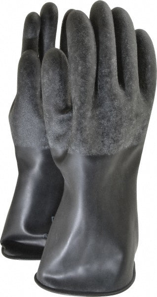 North B324R/10 Chemical Resistant Gloves Size X-Large, 32.00 Thick, Butyl, Unsupported,