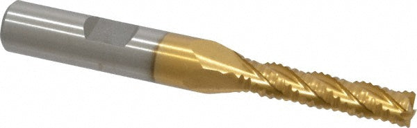 Value Collection 724-1032 Roughing End Mill 1/4" Dia, 4 Flute, Single End, Cobalt