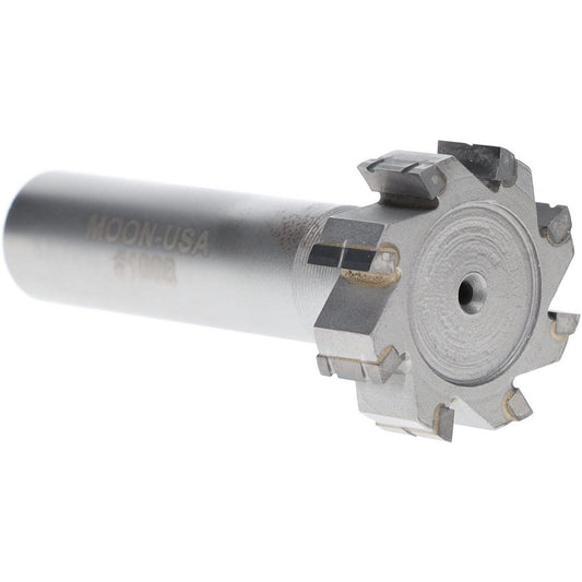 Made in USA Milling Cutters TC1008 Woodruff Keyseat Cutter 1" Cut Dia, 0.3125" Cut Width, 1/2" Shank Dia, Straight Tooth