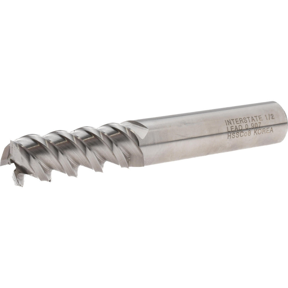 Value Collection C3SRH-3204 Roughing & Finishing End Mill 1/2" Dia, 3 Flutes, Square End, Cobalt