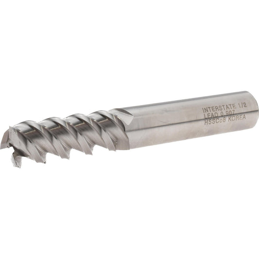 Value Collection C3SRH-3204 Roughing & Finishing End Mill 1/2" Dia, 3 Flutes, Square End, Cobalt