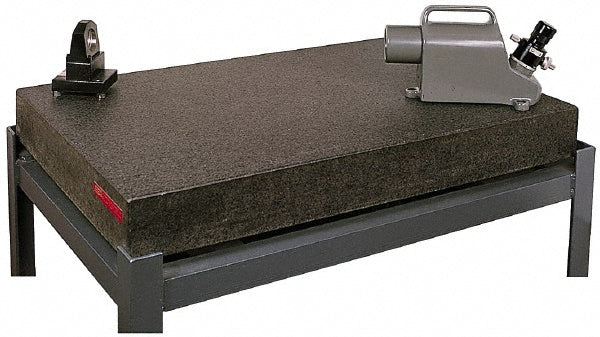 SPI 18X24X3-A2 Inspection Surface Plate 18" Wide, 24" Long, 3" Thick, Granite, 2-Ledge, Grade A