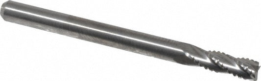 M.A. Ford 11412500 1/8" Diam 4-Flute 30&deg Solid Carbide Square Roughing & Finishing End Mill